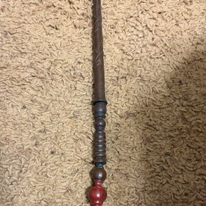 Elegant Brown and Red Decorative Wand